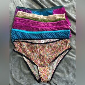 Parade 6 Silky Mesh High Rise Panties & a Boy Short Sz 3XL